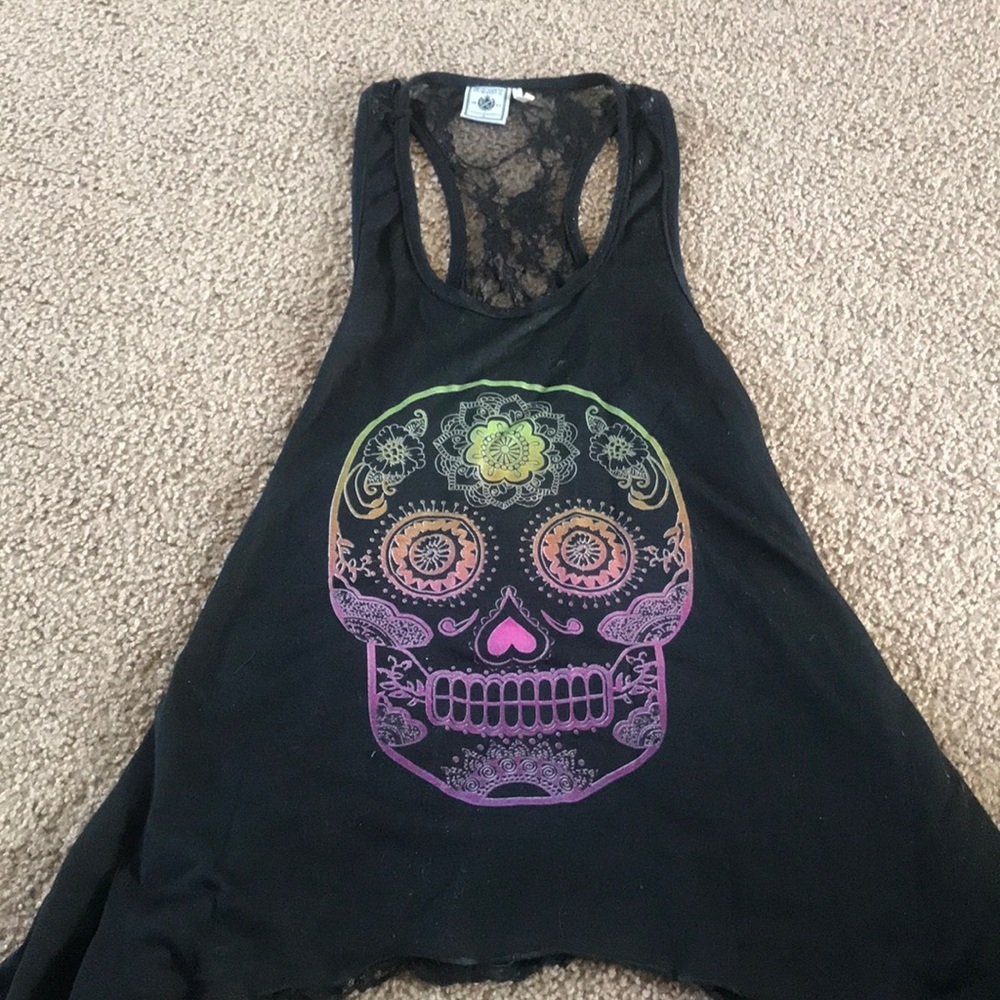 Skull tank top